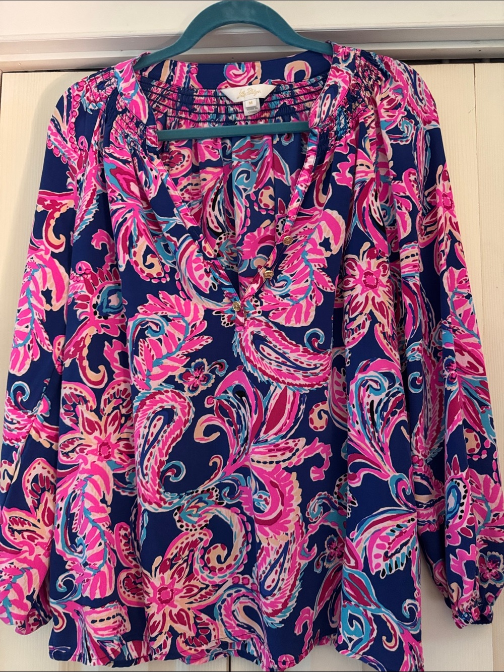 Lilly Pulitzer Medium Elsa Silk Top